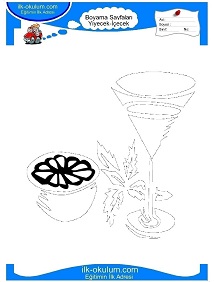 Çocuklar İçin Limonata Boyama Sayfaları 